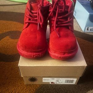 Red toddler Uggs